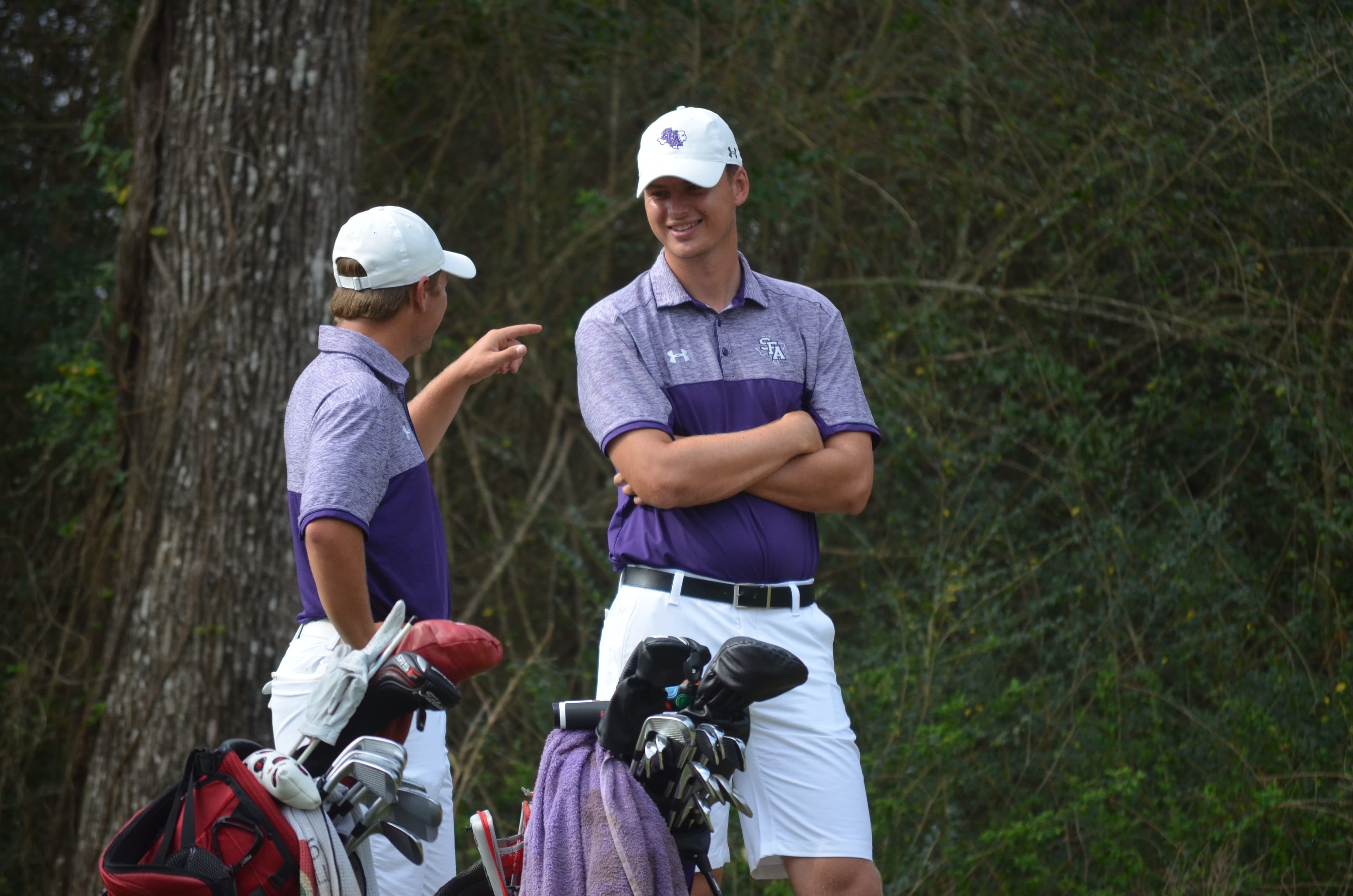 Mikkel coaching at SFA