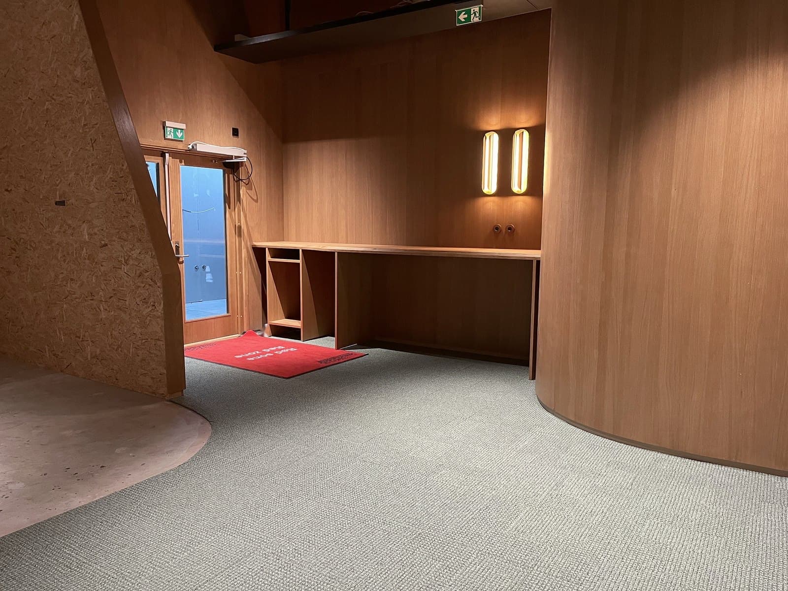 The entrance desk at Vika Golf Club, Fjordalleen 16